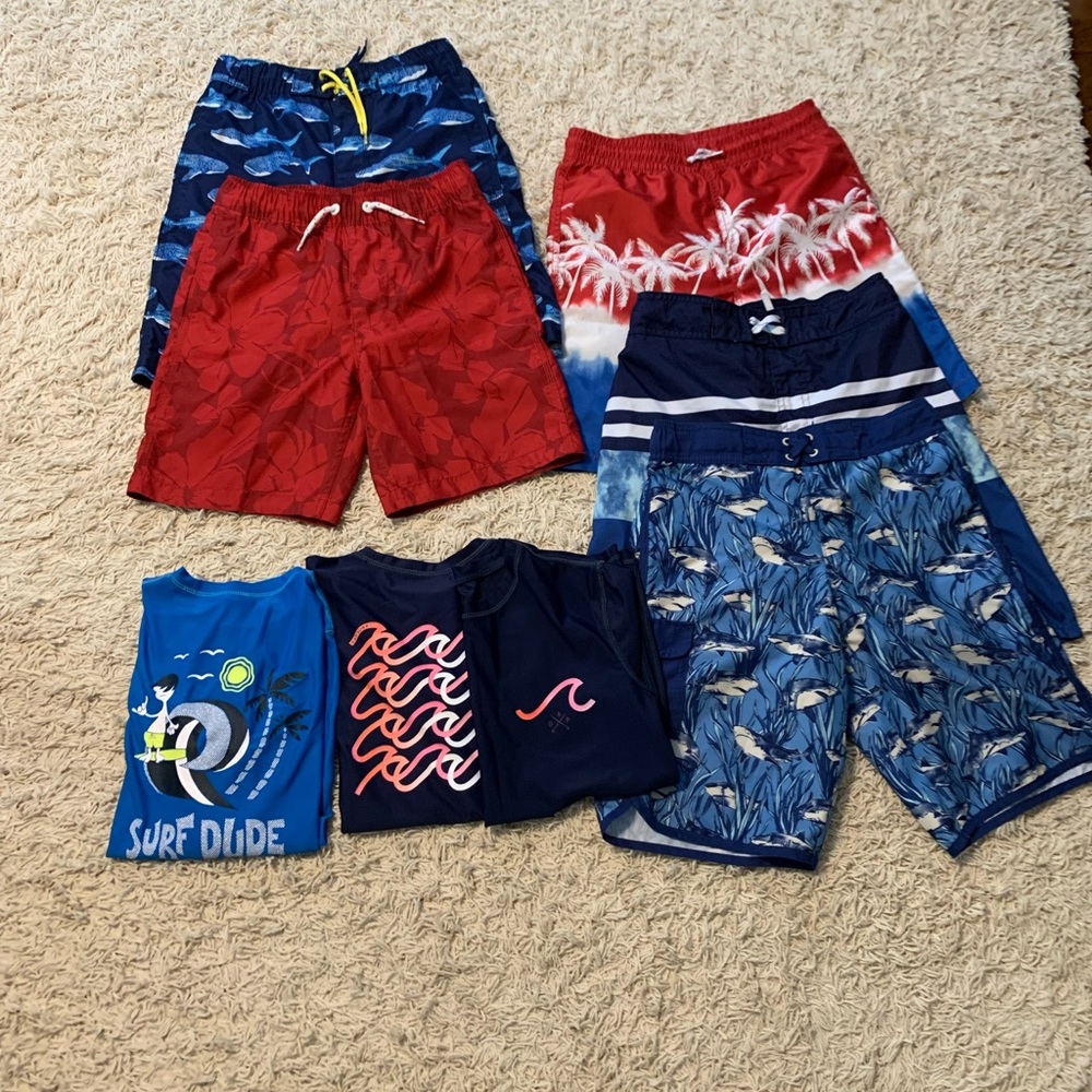 Boys swim trunks/rash guards